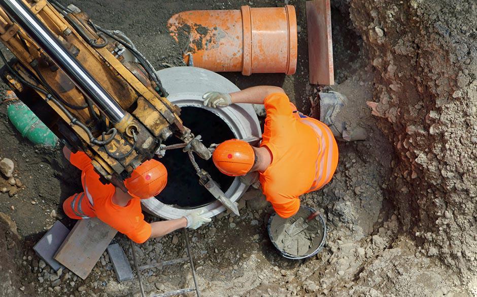 travaux assainissement Étréchy